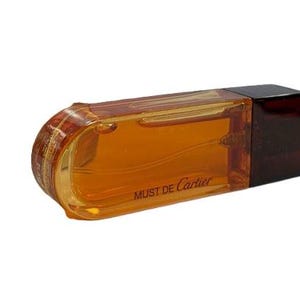CARTIER Must de Cartier  Eau de Toilette Mini Bottle - 0.5 fl oz New Without Box-France - VINTAGE