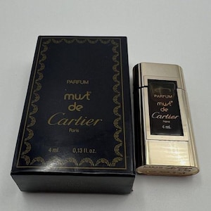 Cartier Must Mini Bottle Parfum Must de Cartier 4 ml 0.13 oz - VINTAGE