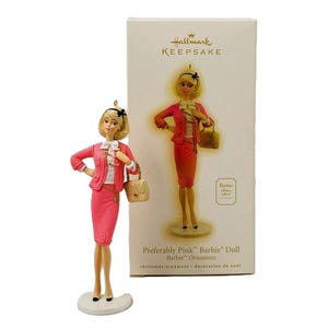 BARBIE Preferably Pink Ornament, Hallmark Keepsake  Christmas Ornament