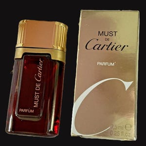 Must De Cartier, Vintage Splash Parfum 0.25 fl oz/7.5 ml