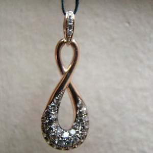 DIAMOND Pendant 14K CHAMPAGNE Diamond Pendant – Yellow Gold