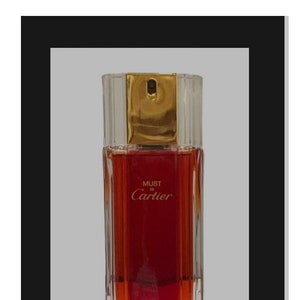 CARTIER Must de Cartier - Parfum - Paris - Natural Spray Tester 1 Fl oz/30ml Bottle NIB Lot 2KAC