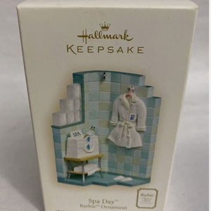 BARBIE Spa Day Ornament, Hallmark Keepsake Christmas Ornament