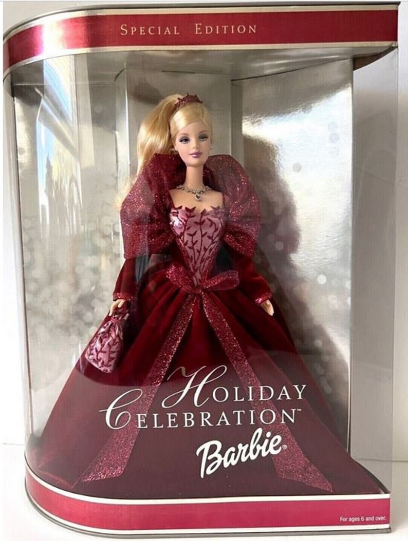 BARBIE Special 2002 Edition Holiday Celebration Barbie 56209 - Etsy