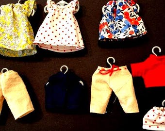 Doll Clothes PDF Pattern: Fits 5" Maileg Mice, 7 Outfits (Printable Sewing Template)