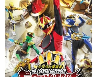 N.º 1 Sentai Gozyuger (Vol. 1-49 Final + Película: Tegasword Of Resurrection) DVD