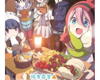Yuru Camp Season 1-3(1-37End+Movie) English Dubbed Anime DVD Ship From USA