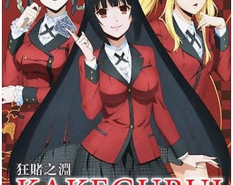 Kakegurui (Season 1+ 2) Vol. 1-24 End + Live Action Movie Eng Dub Ship from USA