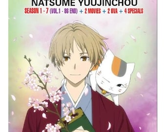 Natsume Yuujinchou Book of Friends Season 1-7 Vol.1-86END+2 Movies+2OVA+4 Specials DVD Anime Ship From USA