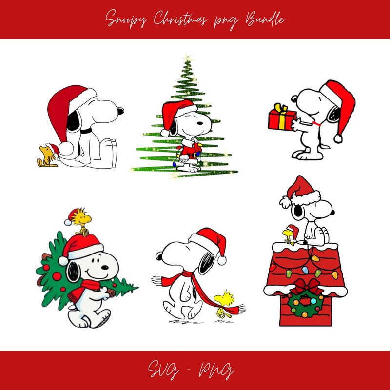 Snoopy navideño - Etsy México
