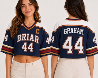 Hockey Romance Inspired Unisex Crop Mesh Jersey | BookTok Reader Gift | Bookish Apparel| off campus Book Fan Gift| limited stock