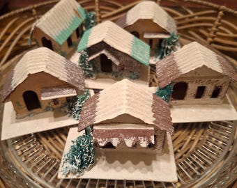 Putz houses, Japan, lot of six