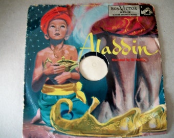 Aladdin RCA Victor children's recording 45 RPM narrated by Ed Herlihy