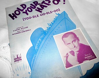 Hold Your Hats On sheet music Sam Fox Pub Co 1942 Coast Guard