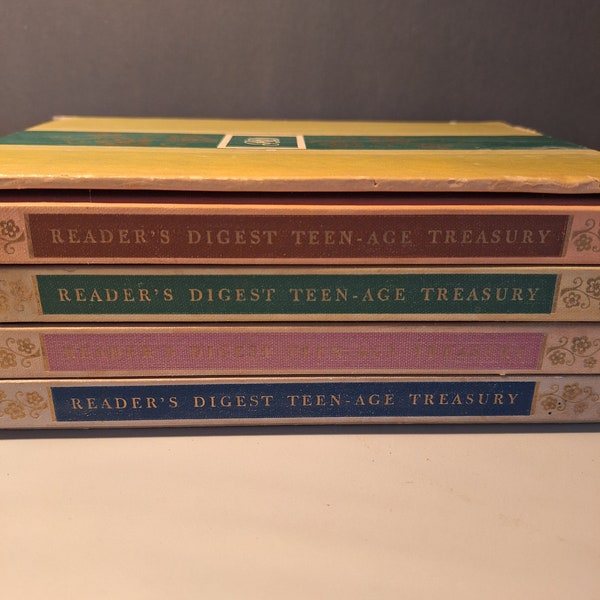 Readers digest teen age Treasury set of books 1957.