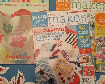 Cath Kidston's Make craft book,  Prima special Makes magazines , craft books NEW sale price