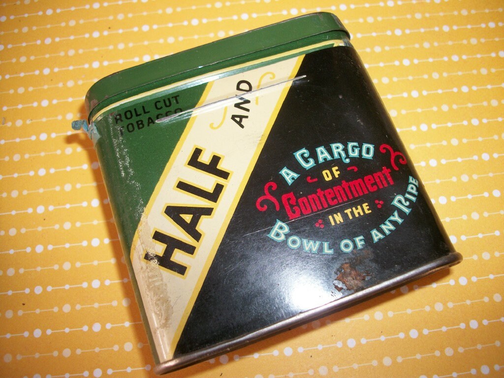 Half & Half Tobacco Tins Buckingham Plug Cargo of Etsy