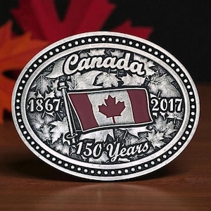Montana Silversmiths Canada Canadian Pride Commemoratice Belt Buckle NIB NEW