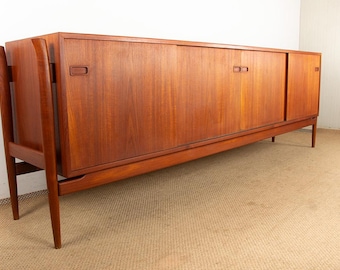 Very Large Danish Sideboard 255 cm in Teak 1960.