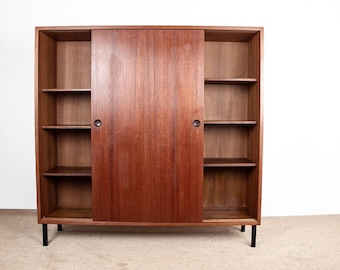 Bibliothek, geschlossenes Regal, dänisches Teakholz von Borge Mogensen für Karl Andersson & Söner 1960.