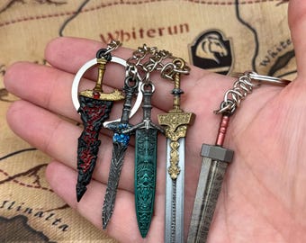 Soul Game Keychain Pendant Ludwigs Holy Blade Royal Greatsword Lazuli Glintstone Sword Malikeths Black Blade Elden Ring Gift Replica