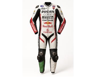 Custom Leather Motorcycle Racing Suit | CE Armored Track Suit