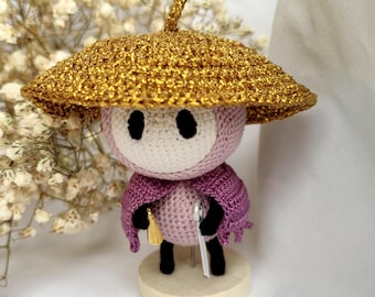 Handmade Crochet Sirma Plush: Hollow Knight Inspired Gamer Gift