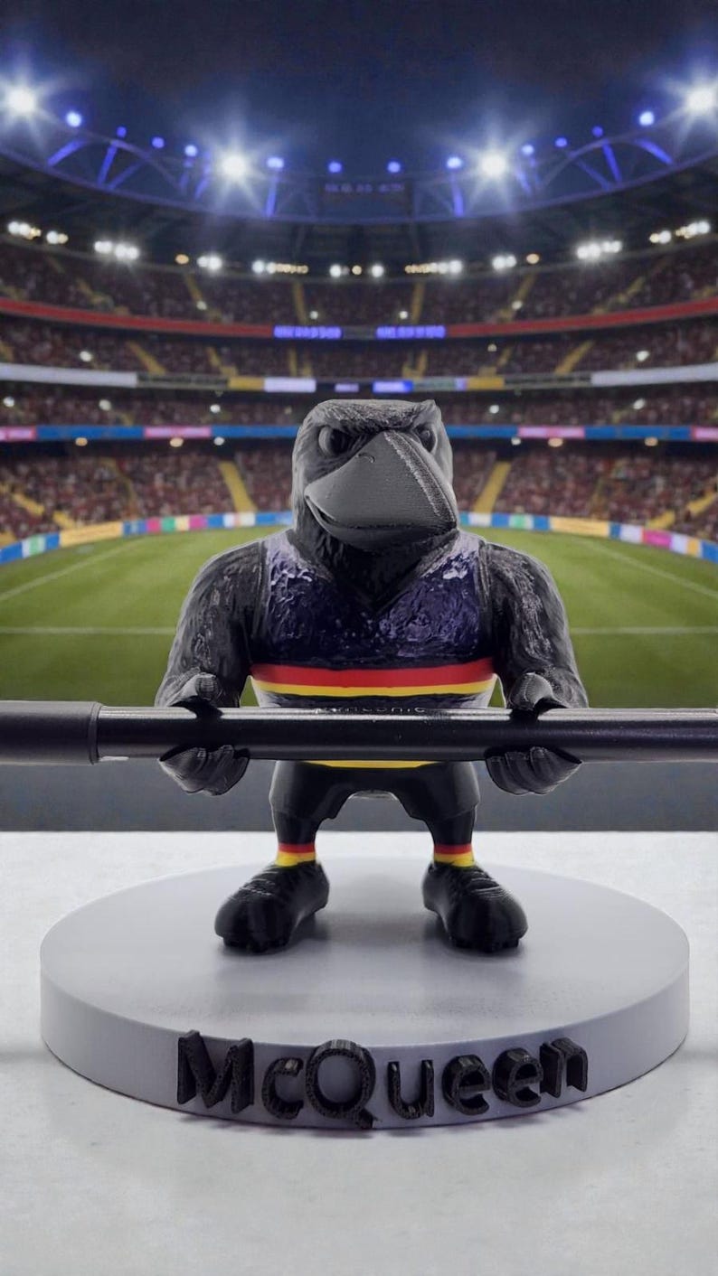 Crows Maxcot AFL Adelaide Crows Mascot Pen Holder • Personalised Fan Gift • Footy ...