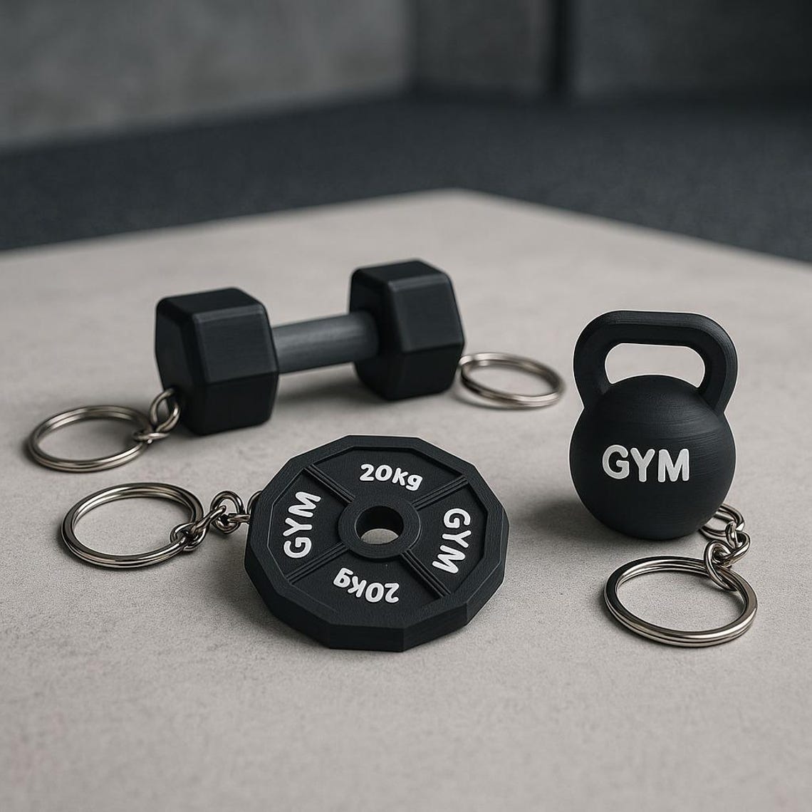 Gym Based Keychains Dumbbell, Kettlebell & Gym Plate Keychains – Discount on BULK Orders ...