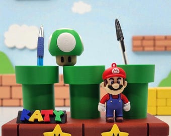 マリオ スウォンプ ブロック 収納ボックス - デスクトップ