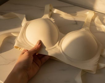 Ultra Soft Ribbed Wireless Bra | Breathable Shaping Everyday Bra | Orthopedic Comfort Fit