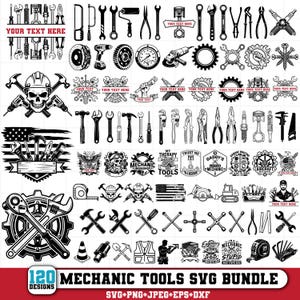 Gereedschap SVG, mechanisch gereedschap svg, moersleutel svg, schedelmonteur SVG, constructie SVG, handgereedschap Svg, garagegereedschap svg, autoreparatie svg, digitale download