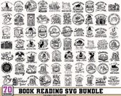 Reading svg,Book Lovers svg,Librarian svg,Floral books svg,Book Svg,Book Quotes svg,Book Worm svg,Book dragon svg,Cricut & Silhouette files