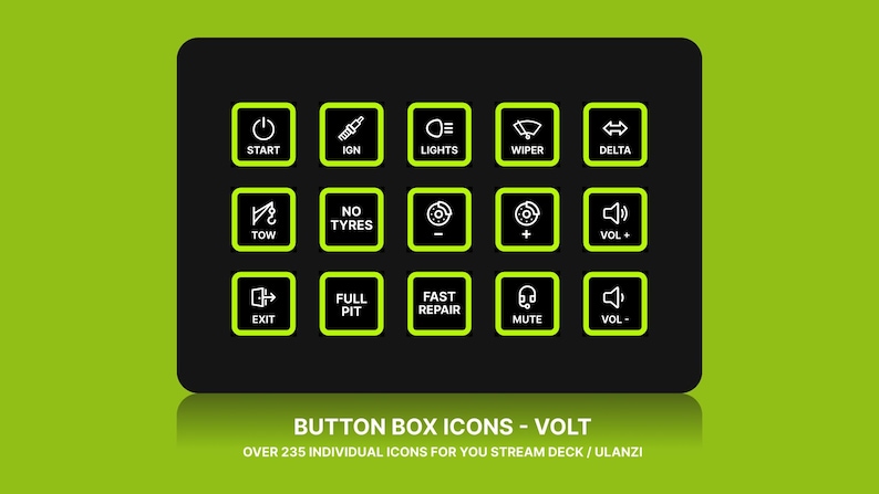 Ign Icons Button Box Icons for Sim Racers - Etsy