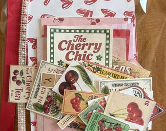 The Cherry on top junk journal/collage kit.