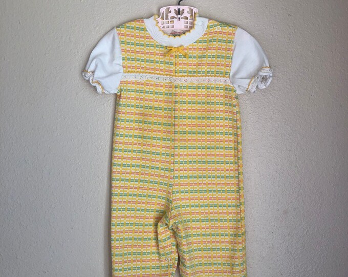1980s Healthtex Knit Romper 1824 months