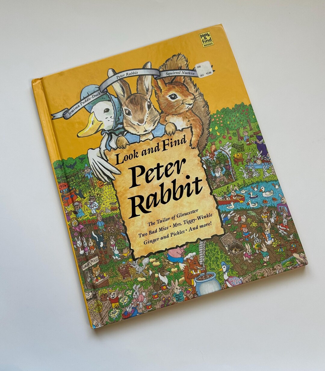 1992 Peter Rabbit Look and Find Book - Etsy