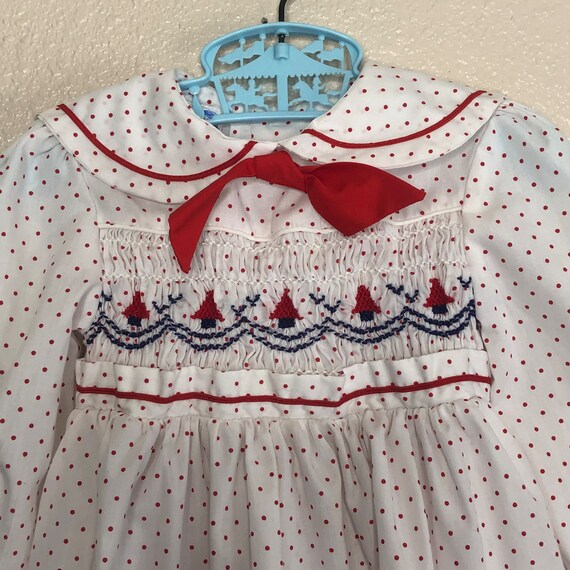 Polly Flinders Swiss Dot Smocked Dress (2t) - image 2