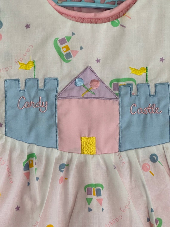 1980s Candy Castle Flutter Dress NWT - image 3