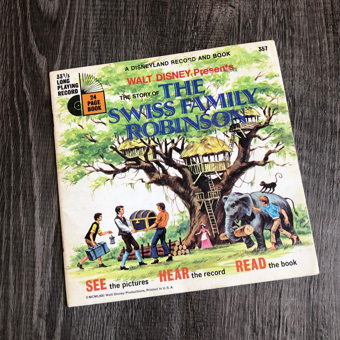 1960s Disneys the Swiss Family Robinson Book - Etsy
