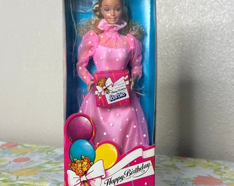 Happy Birthday Barbie 1983 NIB