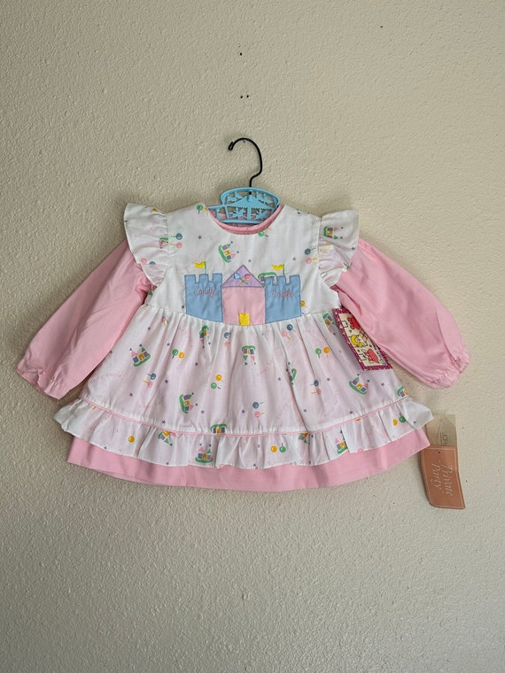 1980s Candy Castle Flutter Dress NWT