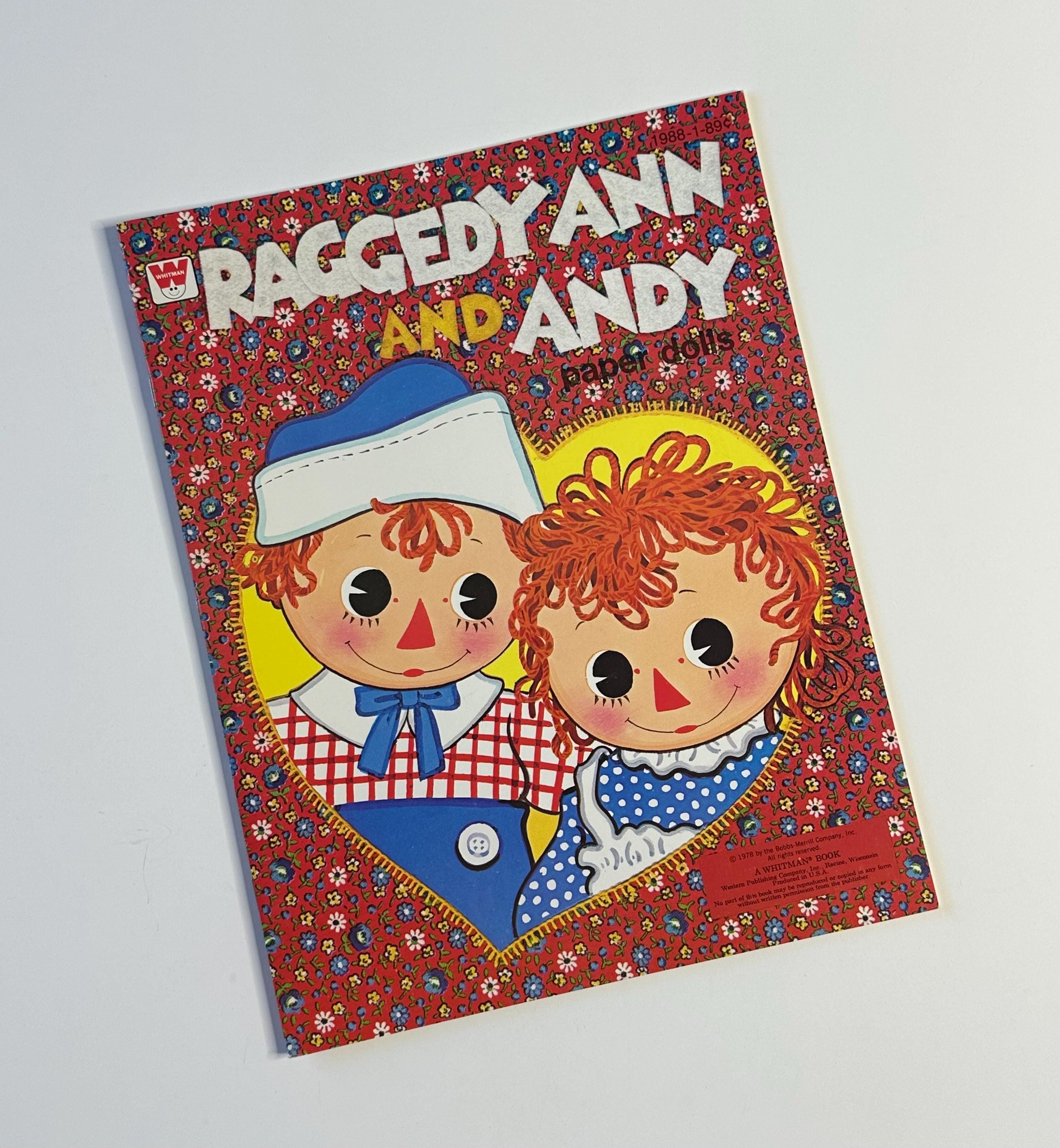 70s Raggedy Ann Book - Etsy