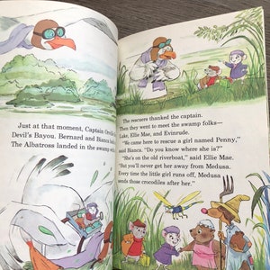 The Rescuers Book Devil 1977 Disneys the Rescuers Book - Etsy