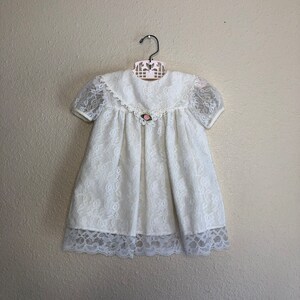 90s White Lace Dress (24 months)