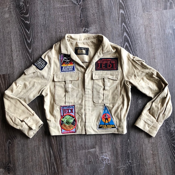 Star Wars Skywalker Fatigue Jacket Kids 10/12 Vintage