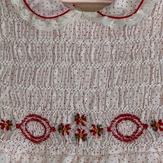 Swiss Dot Smocked Dress with Bloomers main image 1