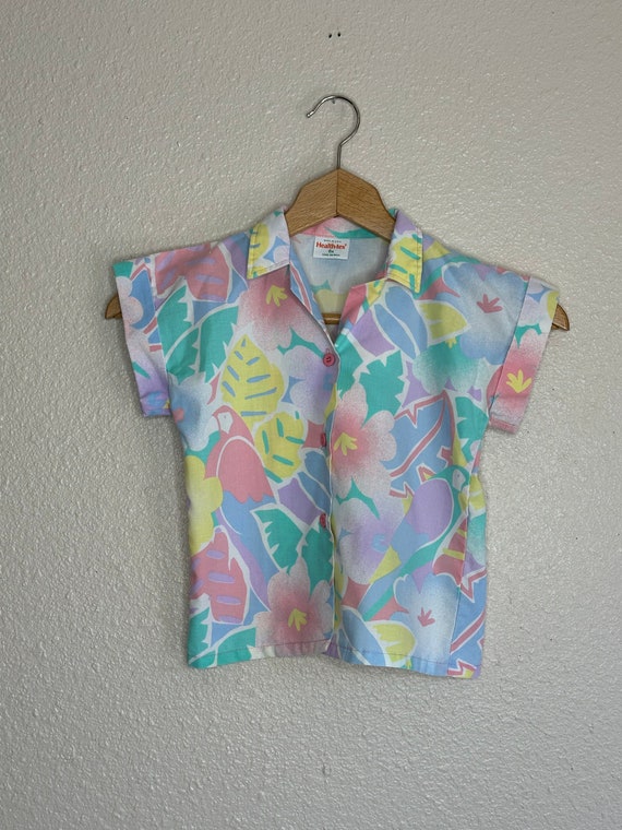 80s Healthtex Neon Tropical Tee (5/6x)