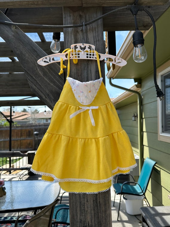 70s Yellow Sun Dress (2t)