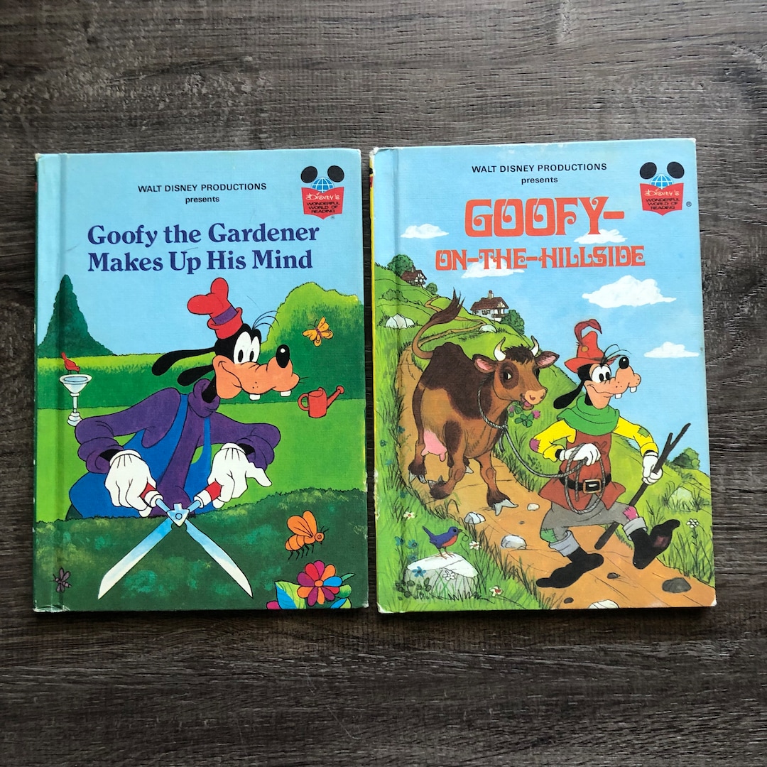 Vintage Disneys Goofy Books Etsy